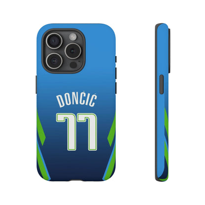 Luka Dončić Ice Vision Edition – Rugged Dual-Layer Build, Slim Fit | Compatible with iPhone 8–16 Pro Max & Samsung Galaxy S10–S25 Ultra