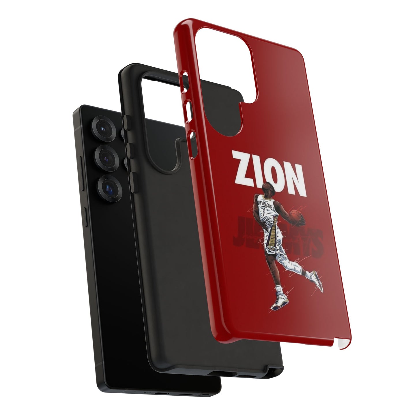Zion Williamson Power Drive Edition – Rugged Dual-Layer Armor & Slim Fit | Compatible with iPhone 8–16 Pro Max & Samsung S10–S25 Ultra