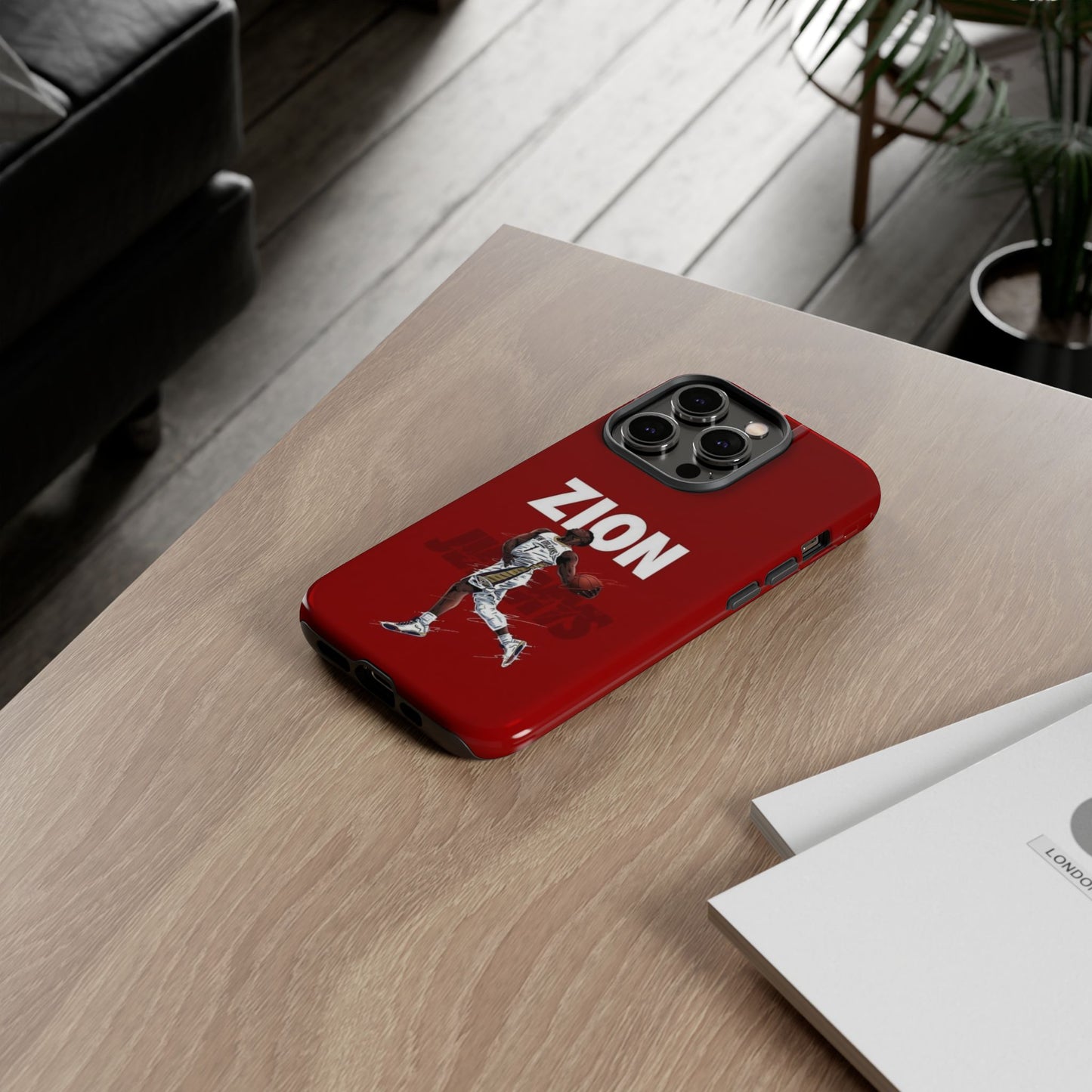 Zion Williamson Power Drive Edition – Rugged Dual-Layer Armor & Slim Fit | Compatible with iPhone 8–16 Pro Max & Samsung S10–S25 Ultra