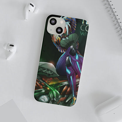Anime-Inspired Phone Case - Flexi Cases, Custom Phone Cover, Gift for Her, Birthday Present, Unique Cell Phone Accessories