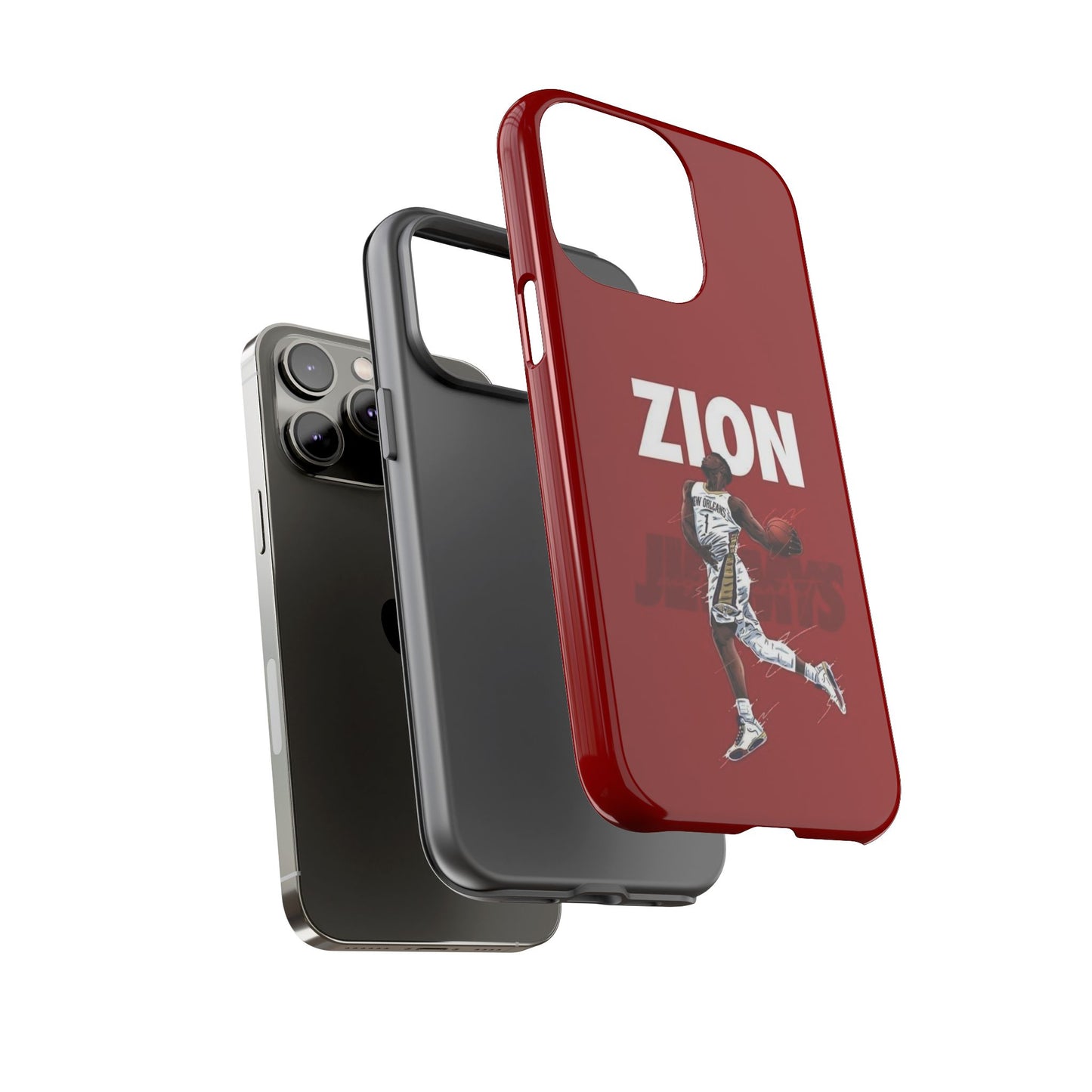 Zion Williamson Power Drive Edition – Rugged Dual-Layer Armor & Slim Fit | Compatible with iPhone 8–16 Pro Max & Samsung S10–S25 Ultra