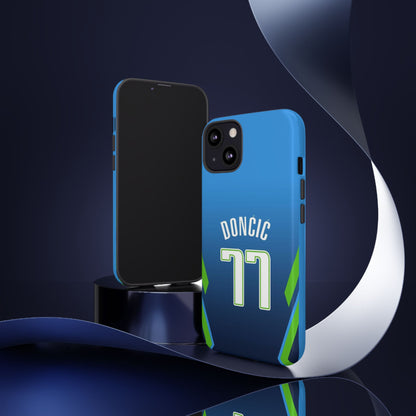Luka Dončić Ice Vision Edition – Rugged Dual-Layer Build, Slim Fit | Compatible with iPhone 8–16 Pro Max & Samsung Galaxy S10–S25 Ultra
