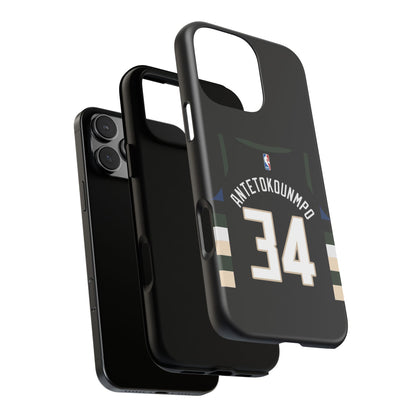 Giannis Antetokounmpo Force Drive Edition – Heavy-Duty ShockGuard Layers, Athletic Slim Fit | iPhone 8–16 Pro Max & Samsung S10–S25 Ultra Supported
