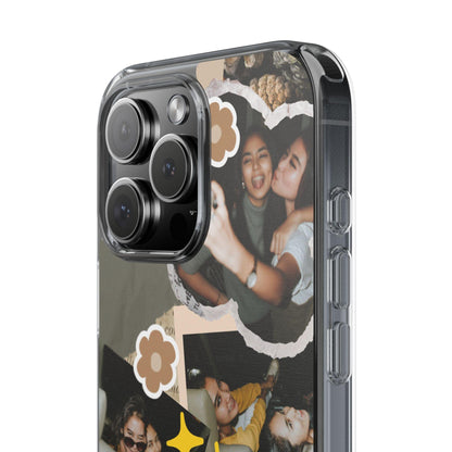 Memories In Retro Templet Custom Printed Clear Cases - covers4phones