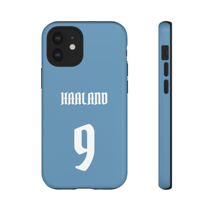 Erling Haaland PowerStrike – Rugged Dual-Layer Protection & Slim Profile | Compatible with iPhone 8 to 16 Pro Max & Samsung Galaxy S10 to S25 Ultra