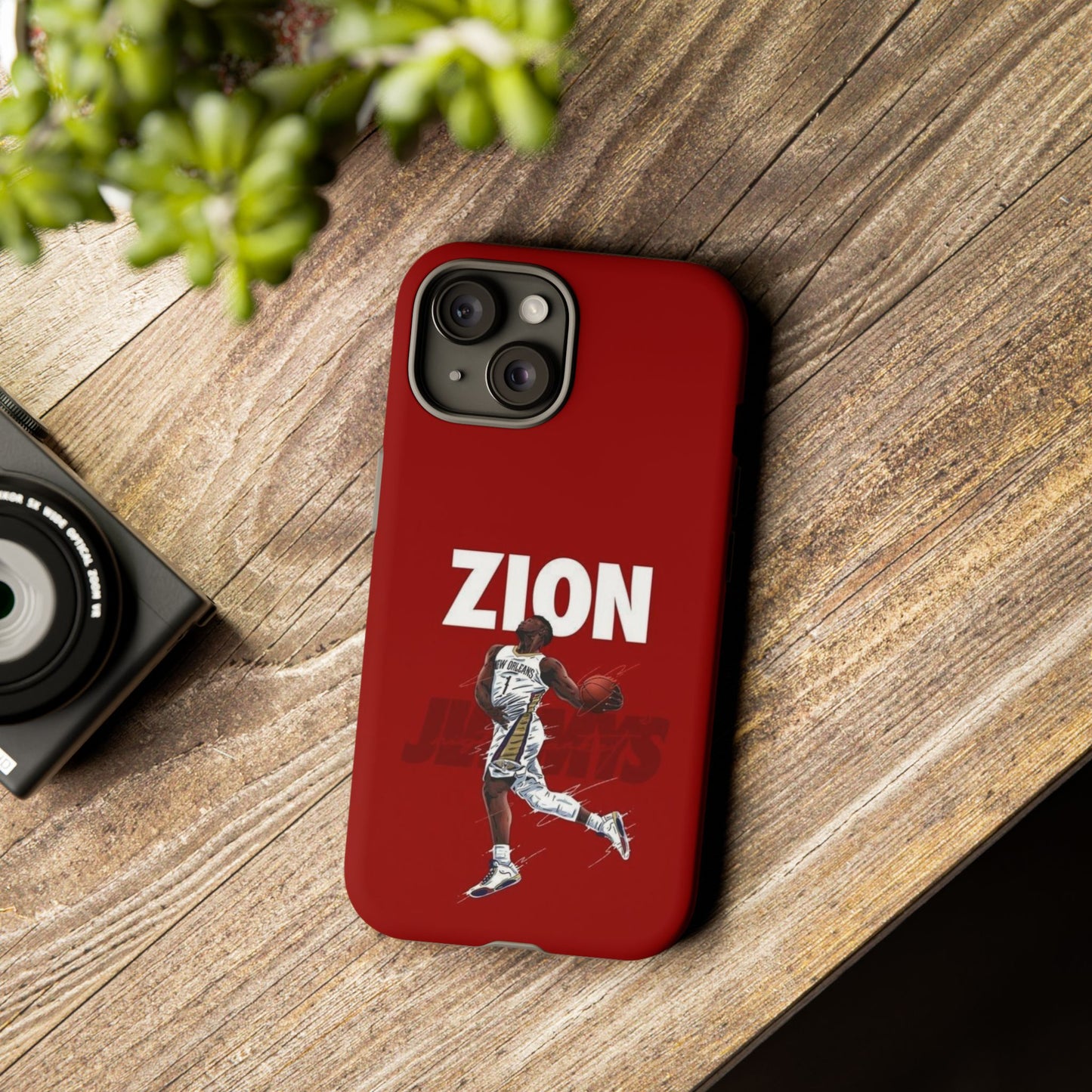 Zion Williamson Power Drive Edition – Rugged Dual-Layer Armor & Slim Fit | Compatible with iPhone 8–16 Pro Max & Samsung S10–S25 Ultra