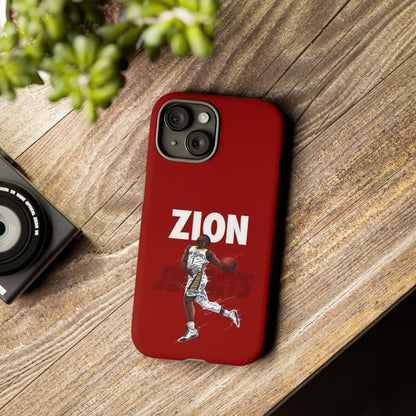 Zion Williamson Power Drive Edition – Rugged Dual-Layer Armor & Slim Fit | Compatible with iPhone 8–16 Pro Max & Samsung S10–S25 Ultra