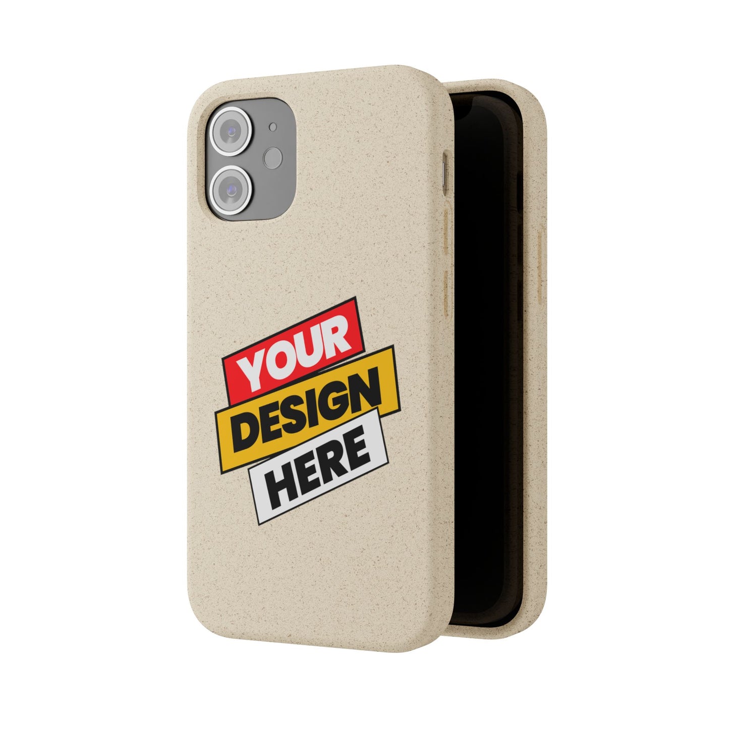 Eco-Friendly Phone Case, Biodegradable Phone Cover, Sustainable Accessory, Customizable iPhone Case, Green Gift Idea, Environmentally