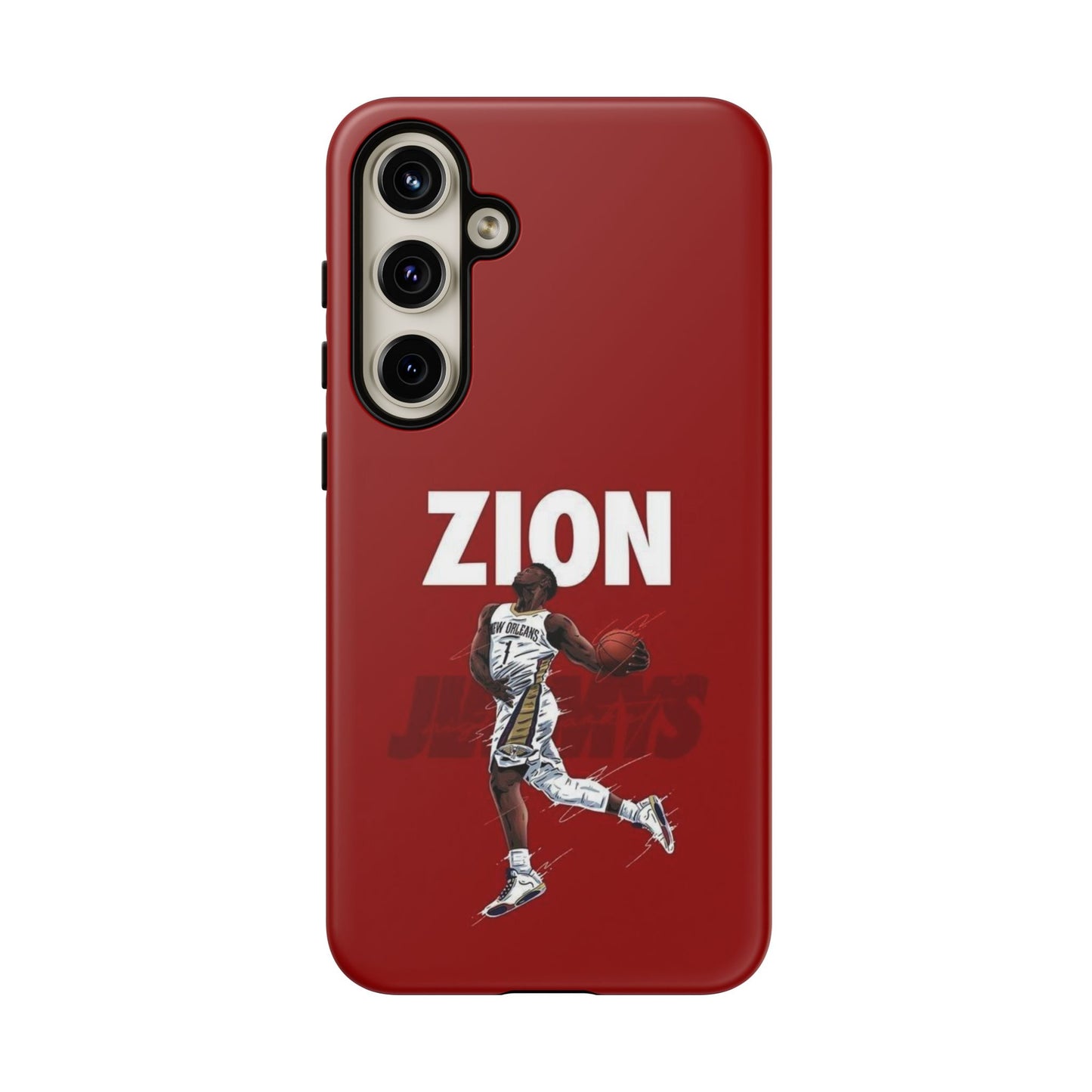 Zion Williamson Power Drive Edition – Rugged Dual-Layer Armor & Slim Fit | Compatible with iPhone 8–16 Pro Max & Samsung S10–S25 Ultra