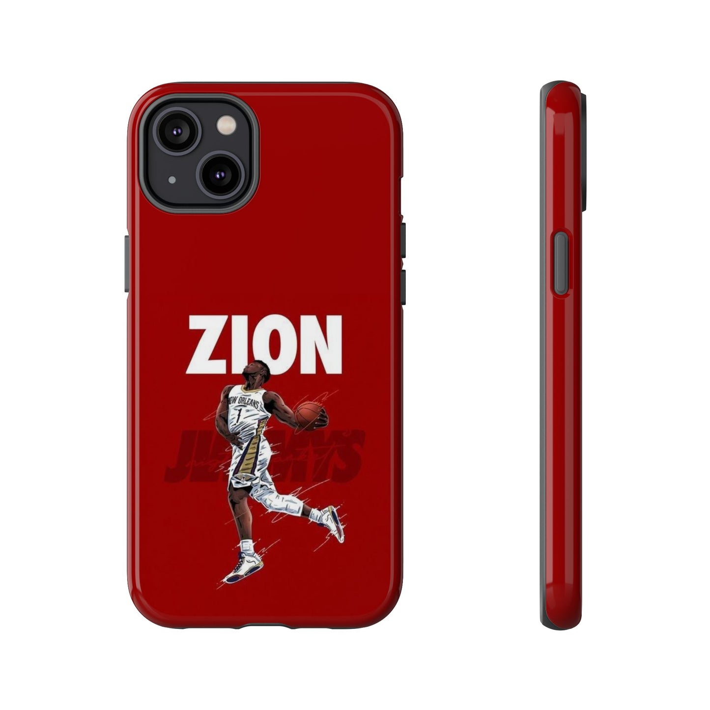 Zion Williamson Power Drive Edition – Rugged Dual-Layer Armor & Slim Fit | Compatible with iPhone 8–16 Pro Max & Samsung S10–S25 Ultra