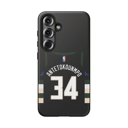 Giannis Antetokounmpo Force Drive Edition – Heavy-Duty ShockGuard Layers, Athletic Slim Fit | iPhone 8–16 Pro Max & Samsung S10–S25 Ultra Supported