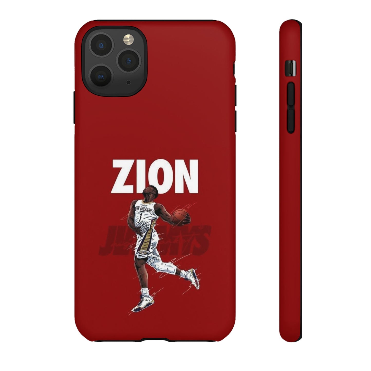 Zion Williamson Power Drive Edition – Rugged Dual-Layer Armor & Slim Fit | Compatible with iPhone 8–16 Pro Max & Samsung S10–S25 Ultra