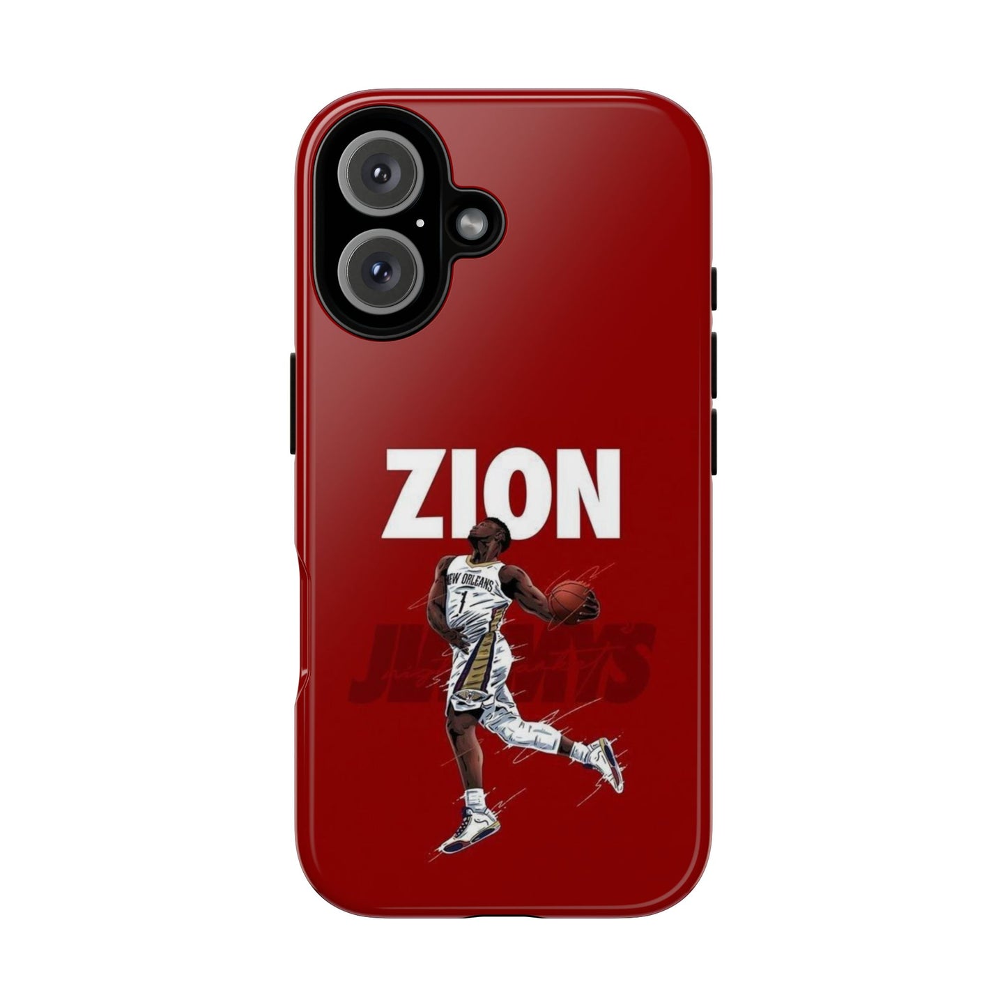 Zion Williamson Power Drive Edition – Rugged Dual-Layer Armor & Slim Fit | Compatible with iPhone 8–16 Pro Max & Samsung S10–S25 Ultra