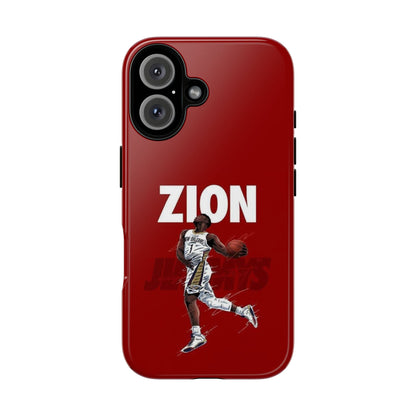Zion Williamson Power Drive Edition – Rugged Dual-Layer Armor & Slim Fit | Compatible with iPhone 8–16 Pro Max & Samsung S10–S25 Ultra