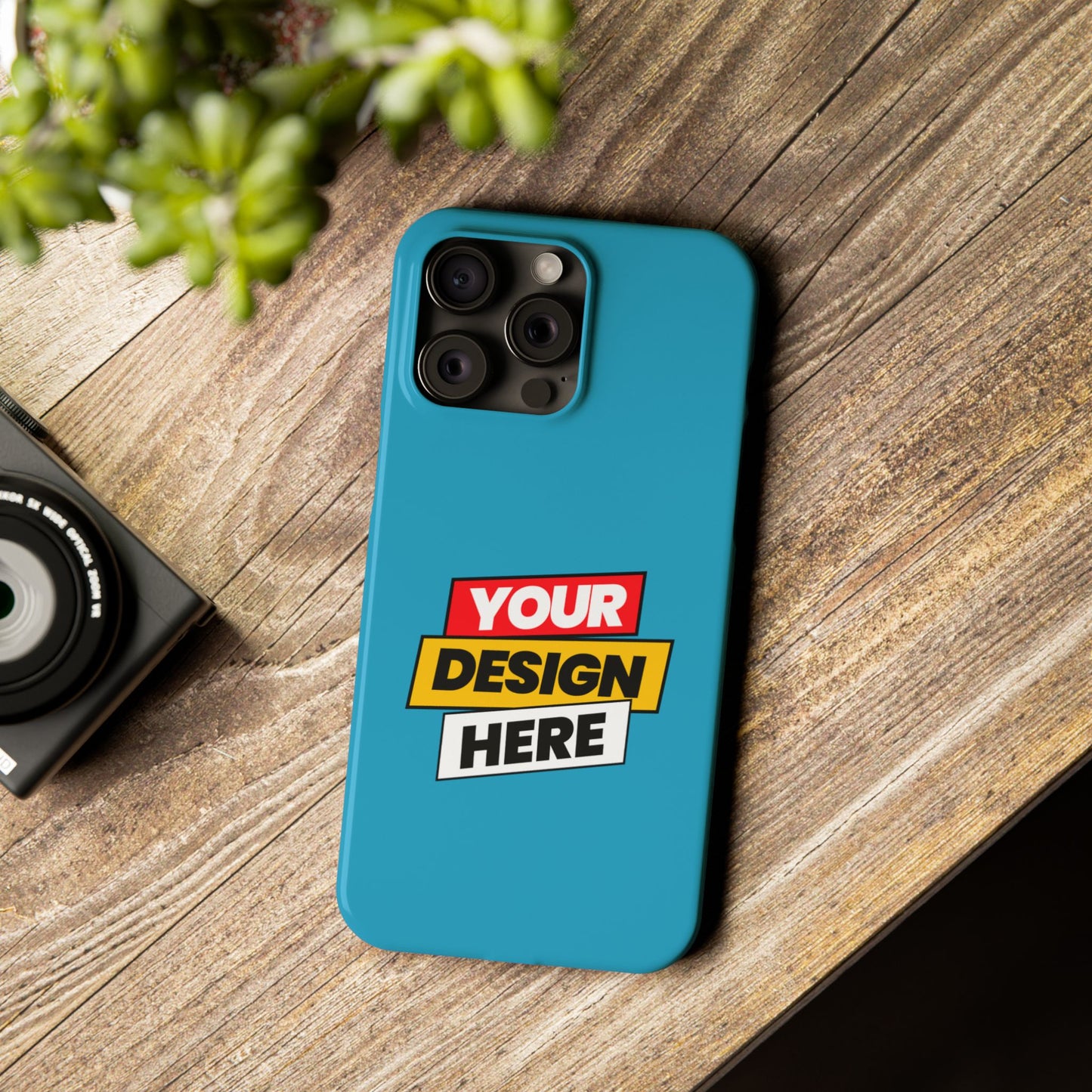 Cool Cat Slim Phone Case, Personalized Gift, Trendy Pet Lover Accessory, Unique Phone Cover, Animal Lover Case, Birthday Present