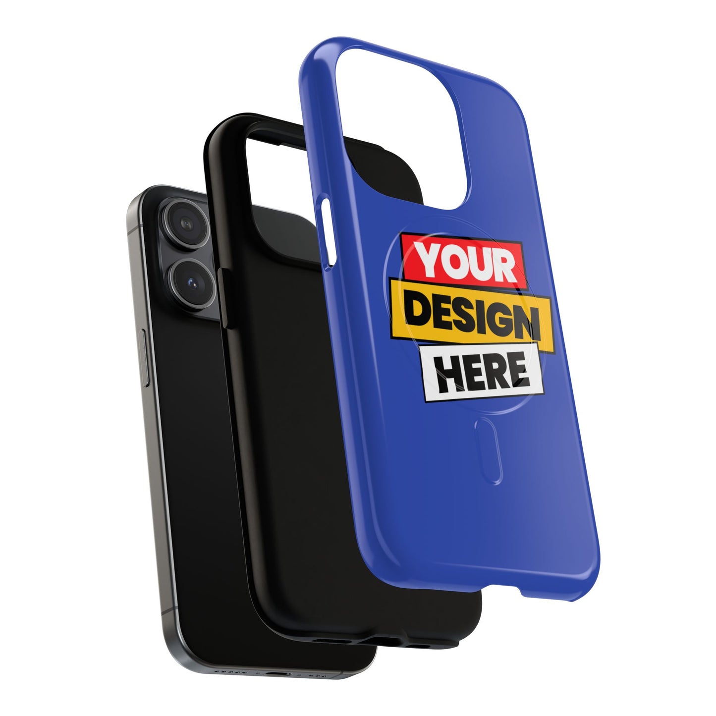 Tough Magnetic Phone Case, Customizable Phone Protector, Personalized Gift, Durable Tech Accessory, Ideal for Teens and Adults