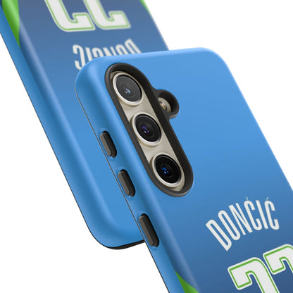 Luka Dončić Ice Vision Edition – Rugged Dual-Layer Build, Slim Fit | Compatible with iPhone 8–16 Pro Max & Samsung Galaxy S10–S25 Ultra