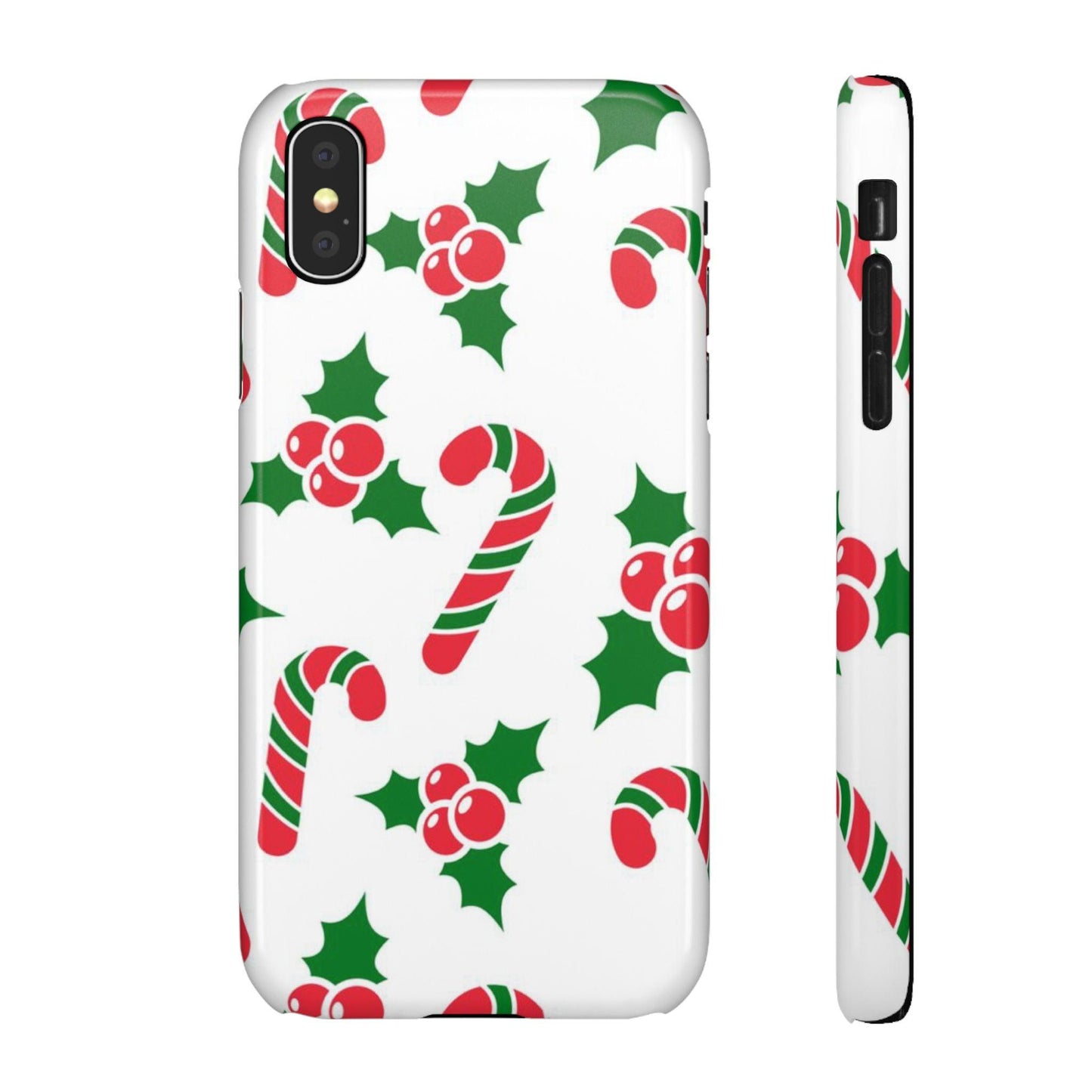 Custom iPhone Tough Phone Case – Christmas Santa Holiday Design, Festive Xmas Protection - covers4phones