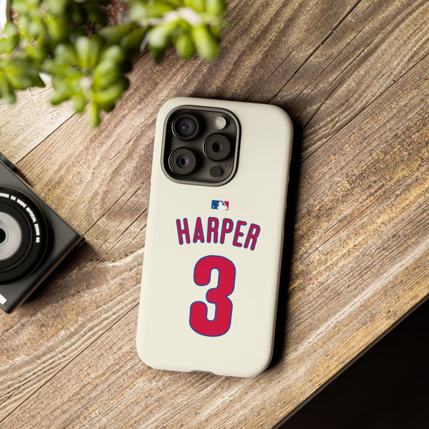 Bryce Harper PowerGrip – Dual-Layer Defense & Slim Fit | Compatible with iPhone 8 to 16 Pro Max & Samsung Galaxy S10 to S25 Ultra