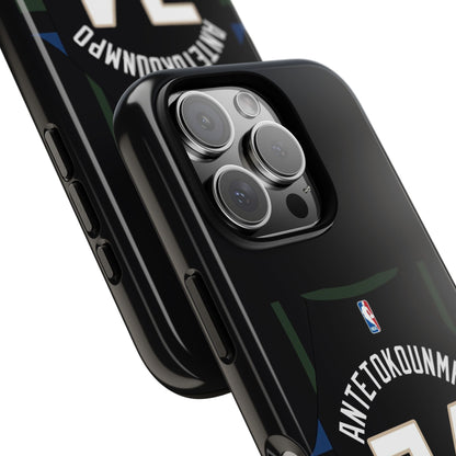 Giannis Antetokounmpo Force Drive Edition – Heavy-Duty ShockGuard Layers, Athletic Slim Fit | iPhone 8–16 Pro Max & Samsung S10–S25 Ultra Supported
