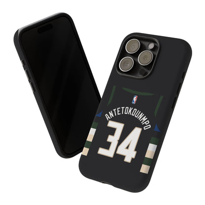 Giannis Antetokounmpo Force Drive Edition – Heavy-Duty ShockGuard Layers, Athletic Slim Fit | iPhone 8–16 Pro Max & Samsung S10–S25 Ultra Supported