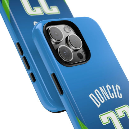 Luka Dončić Ice Vision Edition – Rugged Dual-Layer Build, Slim Fit | Compatible with iPhone 8–16 Pro Max & Samsung Galaxy S10–S25 Ultra