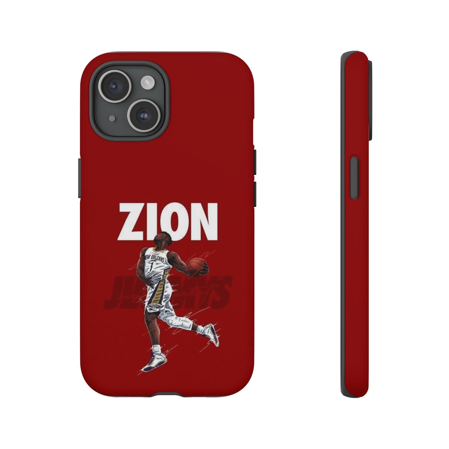 Zion Williamson Power Drive Edition – Rugged Dual-Layer Armor & Slim Fit | Compatible with iPhone 8–16 Pro Max & Samsung S10–S25 Ultra