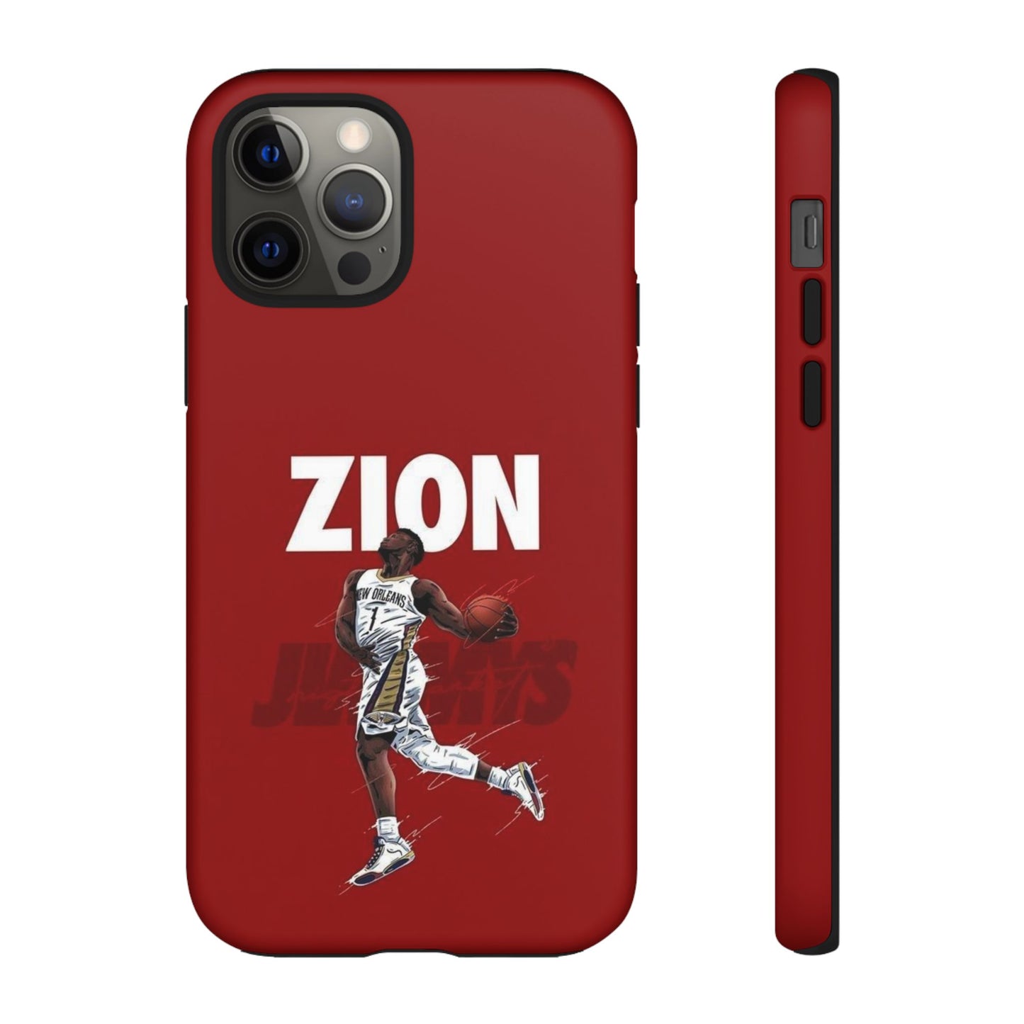 Zion Williamson Power Drive Edition – Rugged Dual-Layer Armor & Slim Fit | Compatible with iPhone 8–16 Pro Max & Samsung S10–S25 Ultra