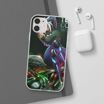 Anime-Inspired Phone Case - Flexi Cases, Custom Phone Cover, Gift for Her, Birthday Present, Unique Cell Phone Accessories