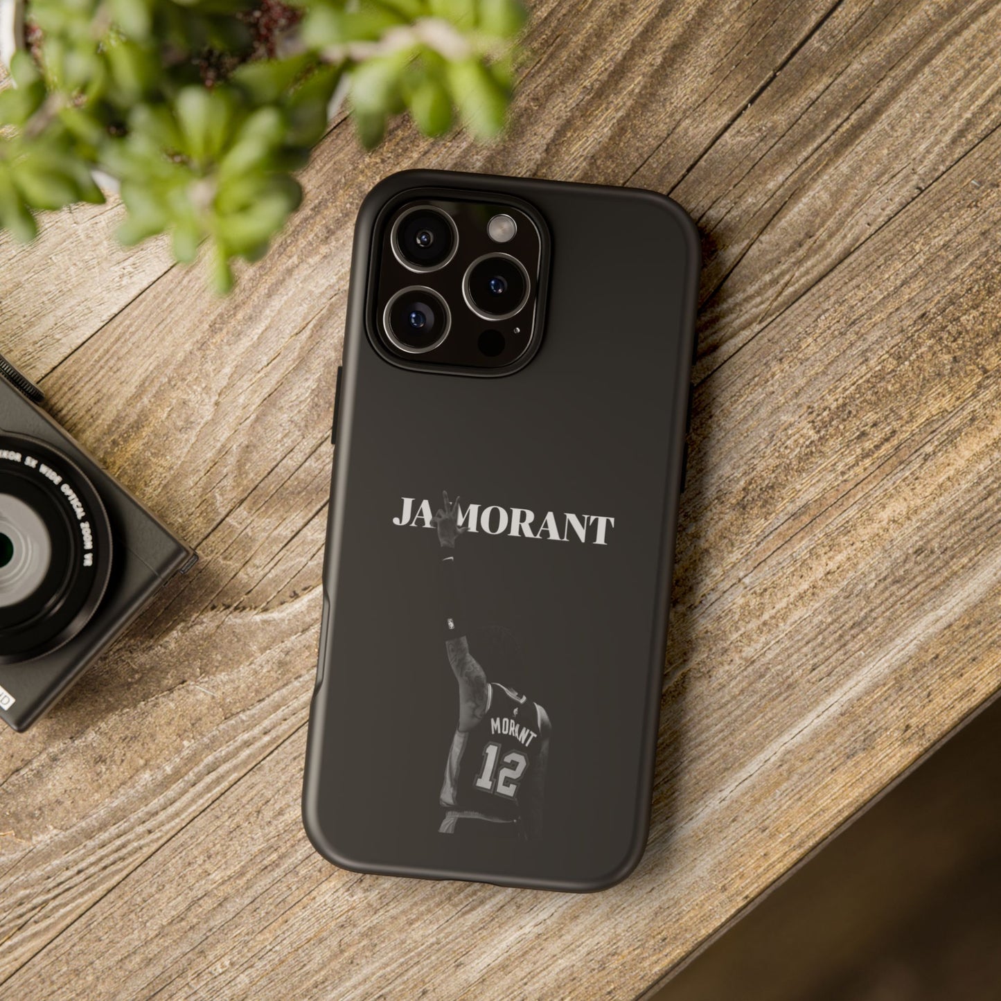 Ja Morant Explosive Drive Series – Shock-Absorbing Dual-Layer Case | Compatible with iPhone 8–16 Pro Max & Samsung Galaxy S10–S25 Ultra