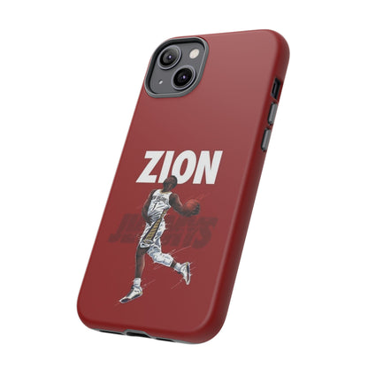 Zion Williamson Power Drive Edition – Rugged Dual-Layer Armor & Slim Fit | Compatible with iPhone 8–16 Pro Max & Samsung S10–S25 Ultra