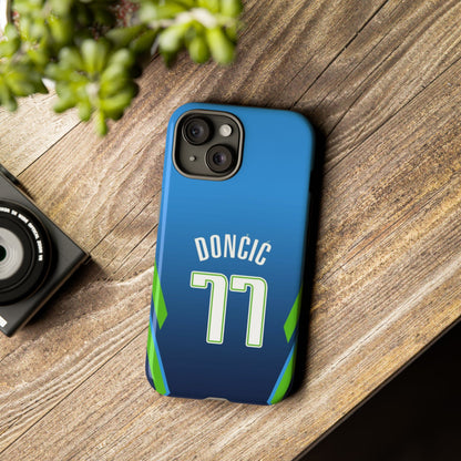 Luka Dončić Ice Vision Edition – Rugged Dual-Layer Build, Slim Fit | Compatible with iPhone 8–16 Pro Max & Samsung Galaxy S10–S25 Ultra