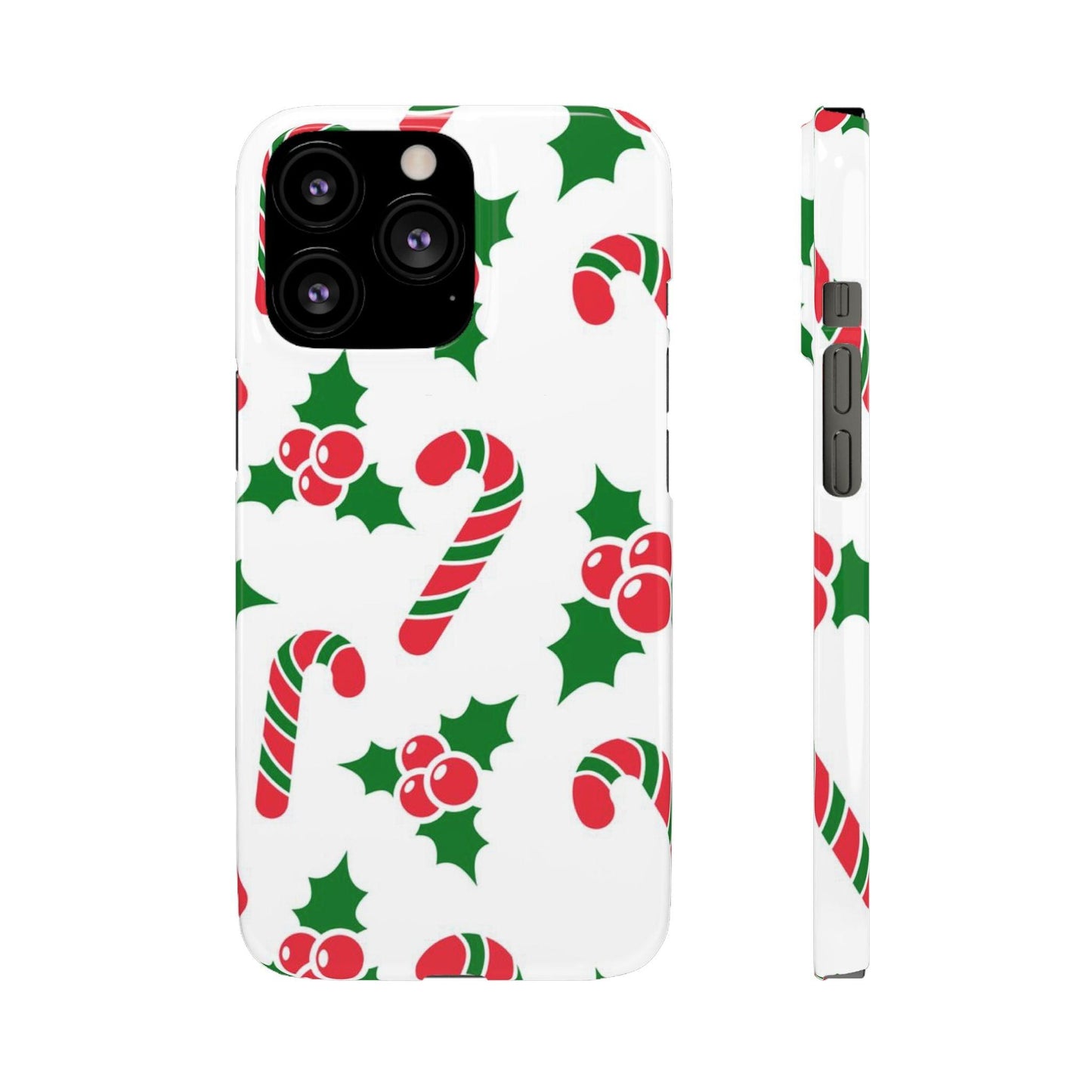 Custom iPhone Tough Phone Case – Christmas Santa Holiday Design, Festive Xmas Protection - covers4phones