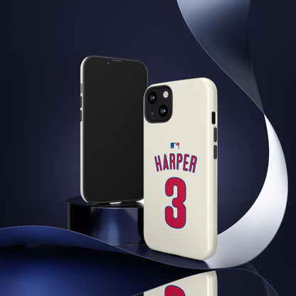 Bryce Harper PowerGrip – Dual-Layer Defense & Slim Fit | Compatible with iPhone 8 to 16 Pro Max & Samsung Galaxy S10 to S25 Ultra