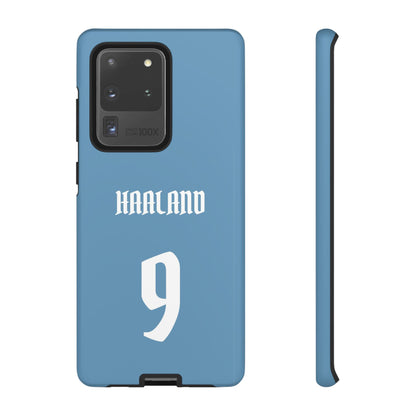 Erling Haaland PowerStrike – Rugged Dual-Layer Protection & Slim Profile | Compatible with iPhone 8 to 16 Pro Max & Samsung Galaxy S10 to S25 Ultra