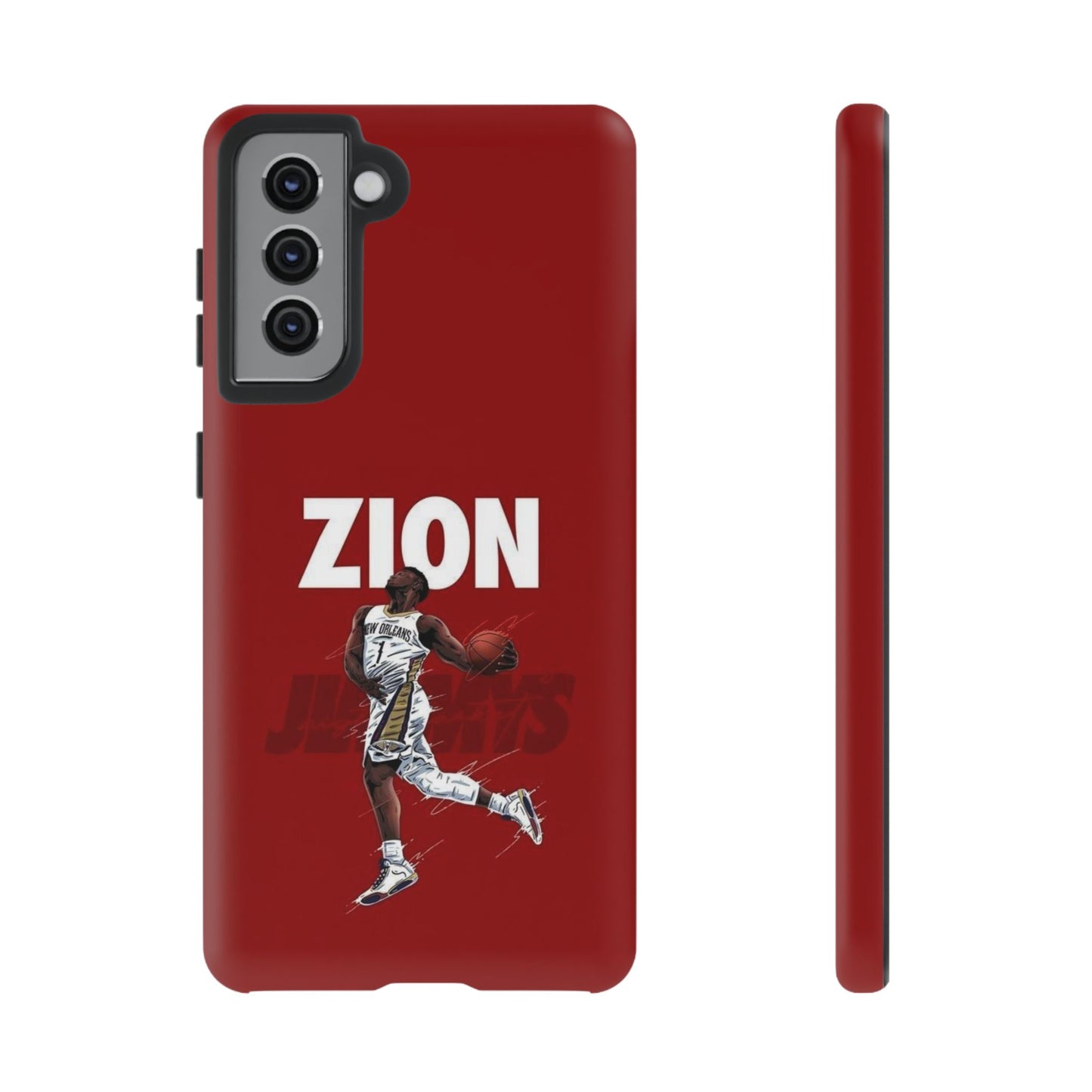 Zion Williamson Power Drive Edition – Rugged Dual-Layer Armor & Slim Fit | Compatible with iPhone 8–16 Pro Max & Samsung S10–S25 Ultra