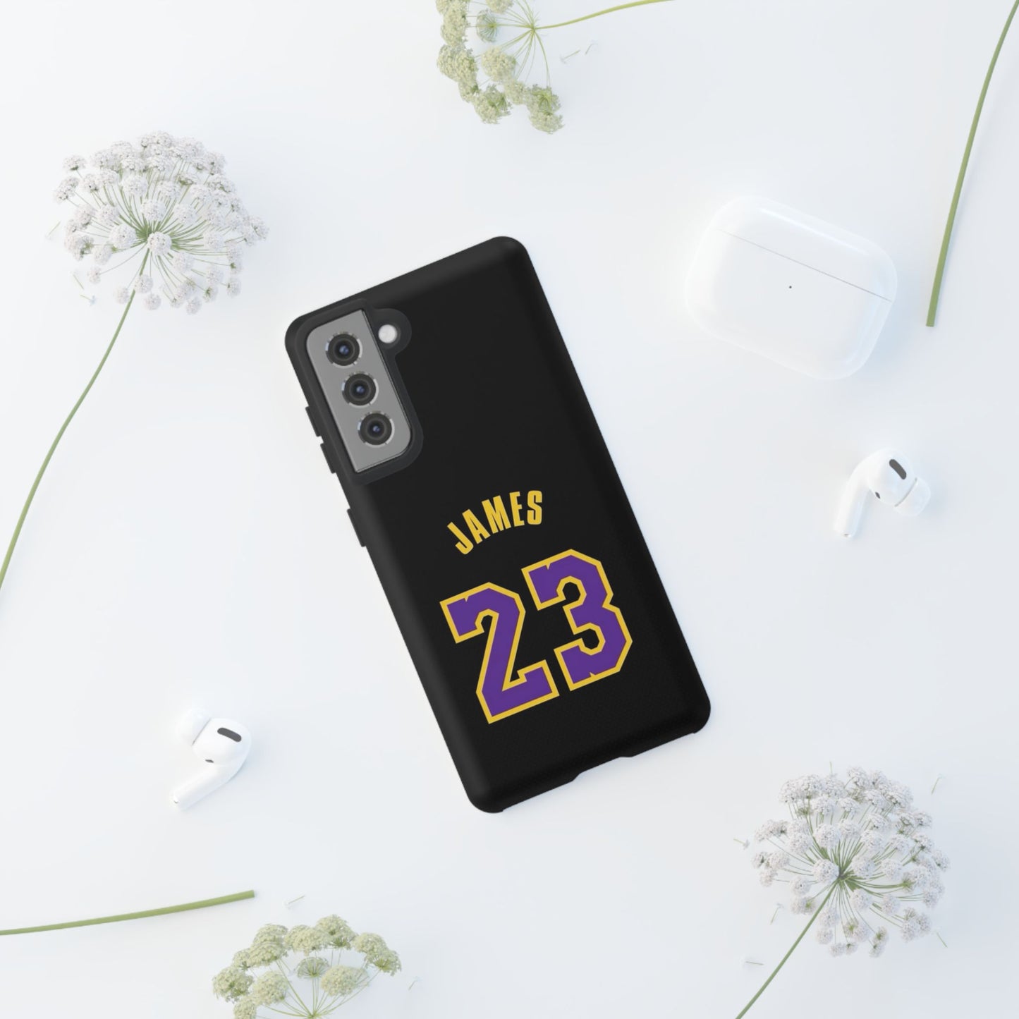 LeBron James King’s Guard Edition – MaxProtect Hybrid Shell, Athletic Profile | iPhone 8–16 Pro Max & Samsung S10–S25 Ultra Compatible