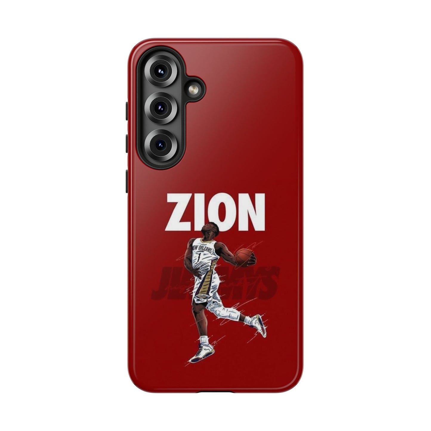 Zion Williamson Power Drive Edition – Rugged Dual-Layer Armor & Slim Fit | Compatible with iPhone 8–16 Pro Max & Samsung S10–S25 Ultra