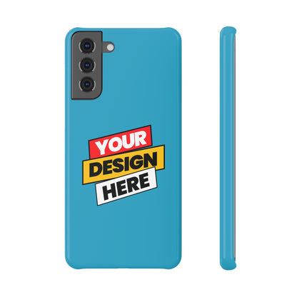 Custom Slim Snap Case - Personalized Phone Cover, Unique Gift for Her, Bright Modern Design, Trendy Cellphone Accessory, Birthday Gift