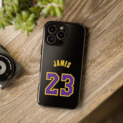 LeBron James King’s Guard Edition – MaxProtect Hybrid Shell, Athletic Profile | iPhone 8–16 Pro Max & Samsung S10–S25 Ultra Compatible