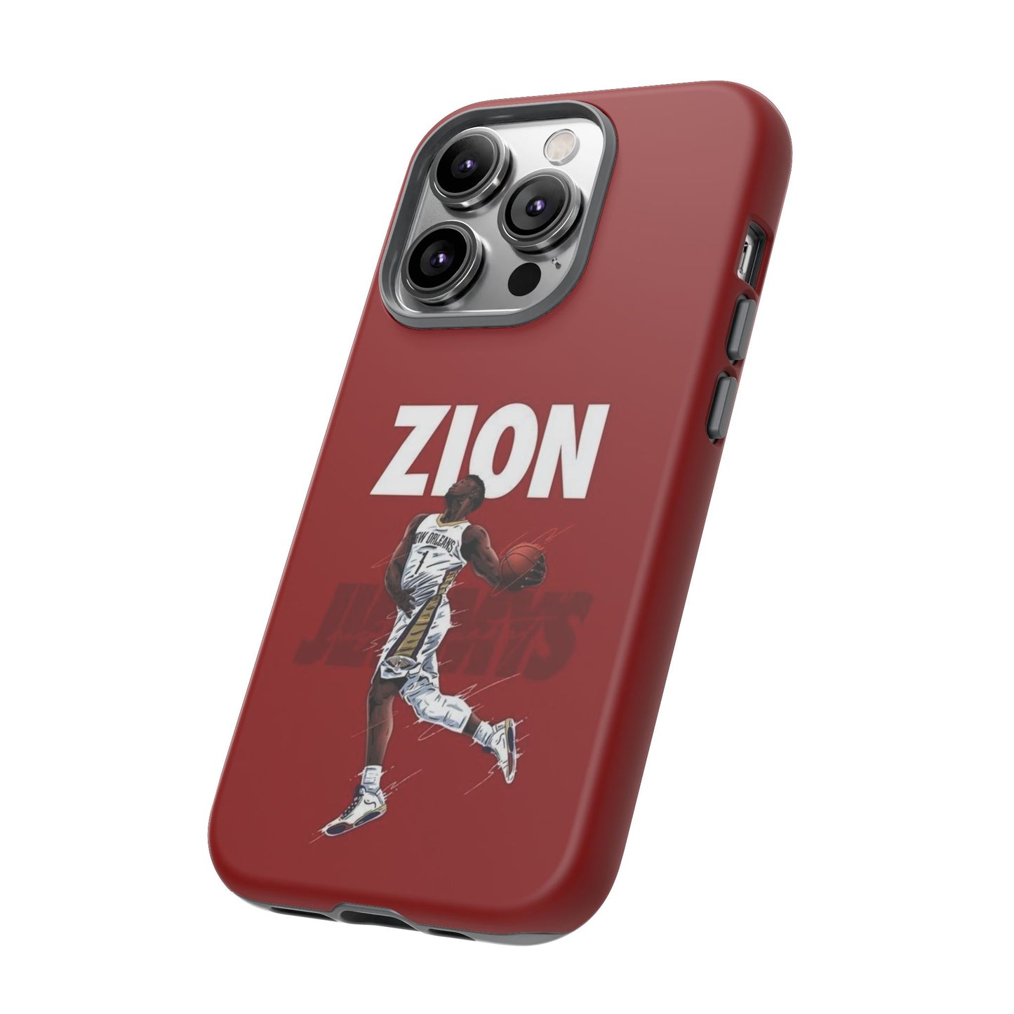 Zion Williamson Power Drive Edition – Rugged Dual-Layer Armor & Slim Fit | Compatible with iPhone 8–16 Pro Max & Samsung S10–S25 Ultra