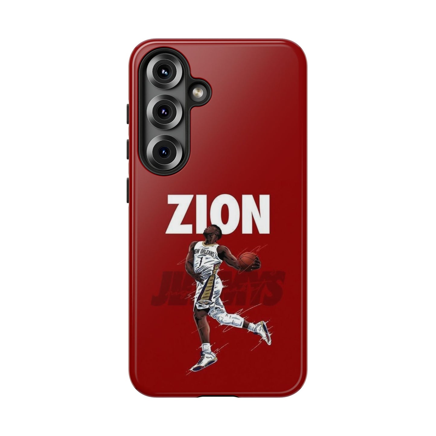 Zion Williamson Power Drive Edition – Rugged Dual-Layer Armor & Slim Fit | Compatible with iPhone 8–16 Pro Max & Samsung S10–S25 Ultra
