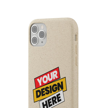 Eco-Friendly Phone Case, Biodegradable Phone Cover, Sustainable Accessory, Customizable iPhone Case, Green Gift Idea, Environmentally