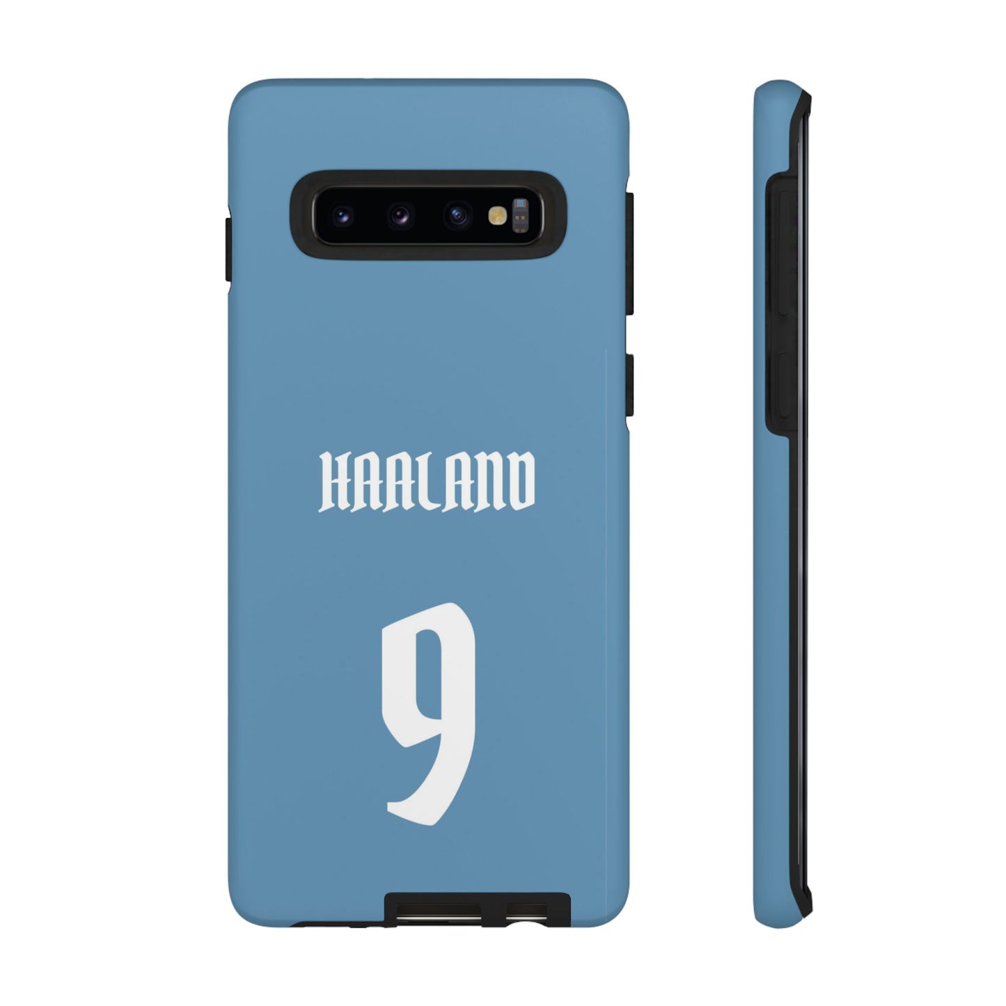 Erling Haaland PowerStrike – Rugged Dual-Layer Protection & Slim Profile | Compatible with iPhone 8 to 16 Pro Max & Samsung Galaxy S10 to S25 Ultra