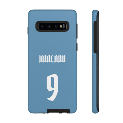Erling Haaland PowerStrike – Rugged Dual-Layer Protection & Slim Profile | Compatible with iPhone 8 to 16 Pro Max & Samsung Galaxy S10 to S25 Ultra