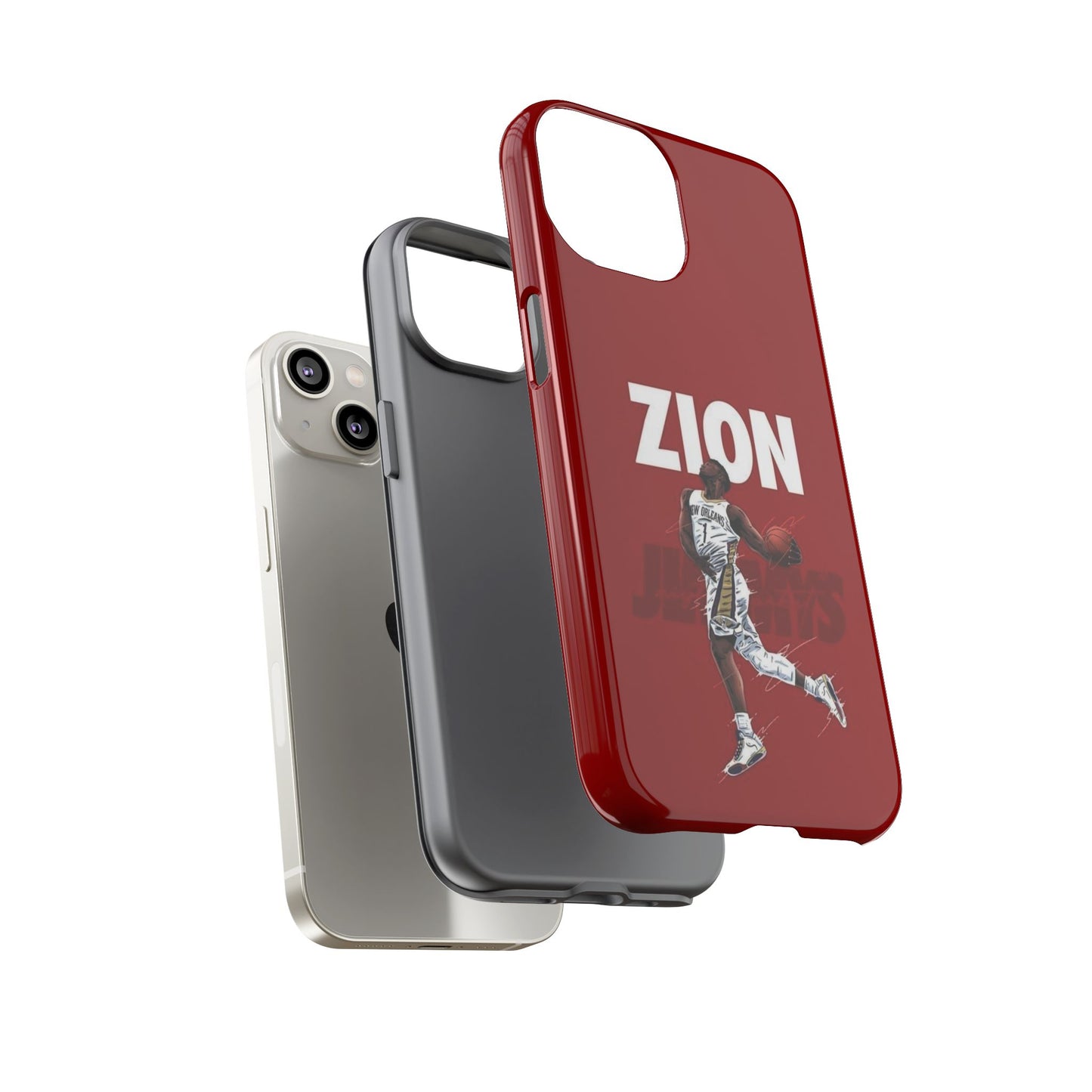 Zion Williamson Power Drive Edition – Rugged Dual-Layer Armor & Slim Fit | Compatible with iPhone 8–16 Pro Max & Samsung S10–S25 Ultra