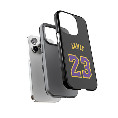 LeBron James King’s Guard Edition – MaxProtect Hybrid Shell, Athletic Profile | iPhone 8–16 Pro Max & Samsung S10–S25 Ultra Compatible