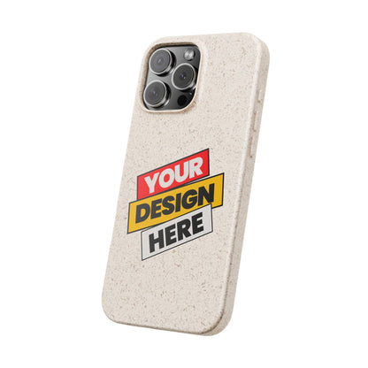 Eco-Friendly Phone Case, Biodegradable Phone Cover, Sustainable Accessory, Customizable iPhone Case, Green Gift Idea, Environmentally