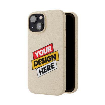 Eco-Friendly Phone Case, Biodegradable Phone Cover, Sustainable Accessory, Customizable iPhone Case, Green Gift Idea, Environmentally
