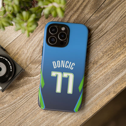 Luka Dončić Ice Vision Edition – Rugged Dual-Layer Build, Slim Fit | Compatible with iPhone 8–16 Pro Max & Samsung Galaxy S10–S25 Ultra